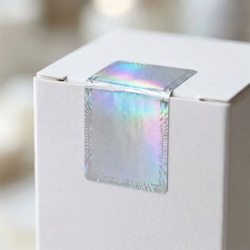 Sceaux d'authenticité holographiques personnalisés et autocollants d'inviolabilité pour les boîtes cosmétiques haut de gamme