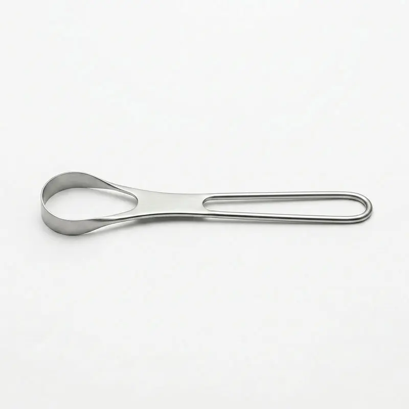 Gratte-langues premium en métal de qualité chirurgicale fabriqués pour la vente croisée de soins bucco-dentaires holistiques